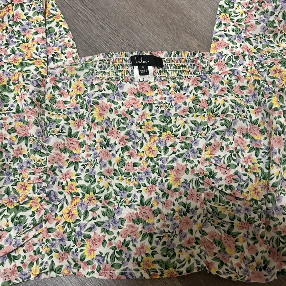 Lulus Floral Long Sleeve Top💐